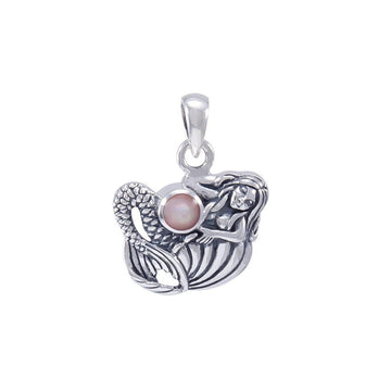 Mermaid Pendant With Stone TPD4623 - Jewelry